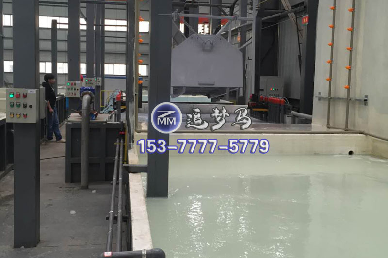 湖南长沙县垃圾箱自动电泳生产线
